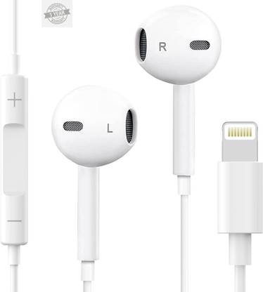 Mobiwaves In-Ear Wired Earphones with Mic (Lightning) Wired