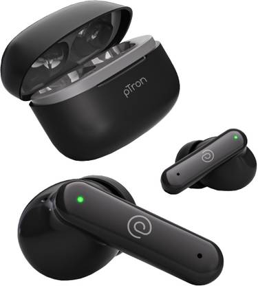PTron Basspods Sync with 40hrs Playback, AI ENC 4 Mic HD Calls,Deep Bass,In-ear Sensor Bluetooth
