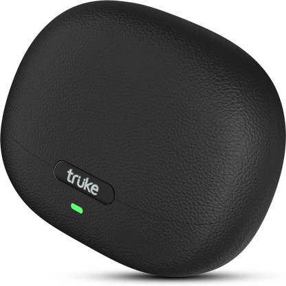 truke Aura Pro earbuds w/ 60H Battery, Leather finish Case, Dual Pairing, 13mm Drivers Bluetooth