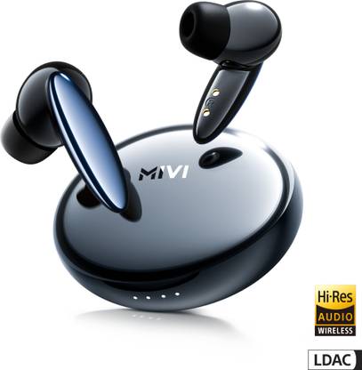Mivi Superpods Opera, 60Hrs PT, Spatial Audio, Hi-Res & LDAC, 3D HD Audio, Fast Chg. Bluetooth