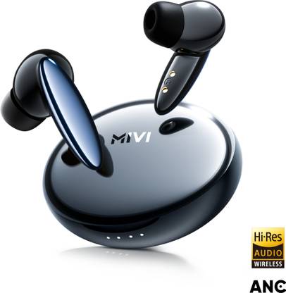 Mivi Superpods Opera ANC, 60Hrs PT, Spatial Audio, 35dbANC , Hi-Res & LDAC,Fast Chg. Bluetooth