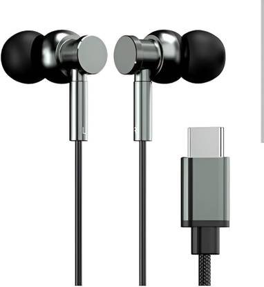 The Electron Bay Metal Type-C Wired Earphones – Dynamic Bass, Lightweight, Crisp Audio Wired
