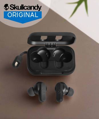 Skullcandy Dime Wireless Earbuds, 12 Hr Battery, Microphone, Works with iPhone Android Bluetooth Headset