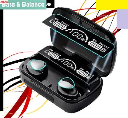 Stybits A610 M10(Wireless Earbuds)1200mAh Battery True Wireless Earphones Bluetooth -1 Bluetooth