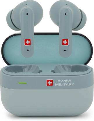 SWISS MILITARY DAPPLE PODS with 50H Playback, Quad Mics, ANC, 10mm Driver, Multiple Audio, 5.3v Bluetooth