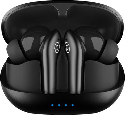 PTron Basspods Encore TWS Earbuds, 50H Playtime, Quad Mic ENC Calls, BT5.3,Type-C,IPX4 Bluetooth Gaming