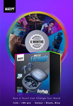 KDM W5 KeyPods Truly Wireless In Ear Earbuds Bluetooth