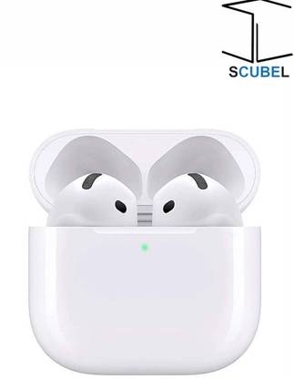 SCUBEL ayrpods pro 4 with Active noise cancellation and ios popup Bluetooth
