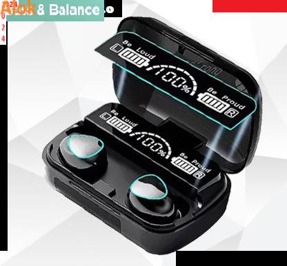 Bydye A1426 M10 Heavy quality & ENC technolegy 96hrs Back up time With power bank Bluetooth without Mic