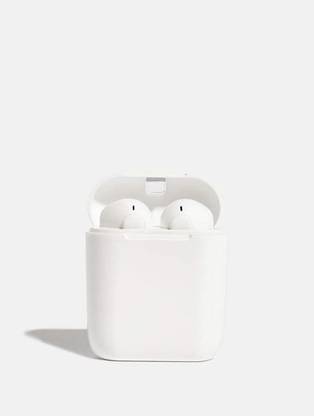 BHAVISHU i12 Bluetooth Earphone with Mic HEADPHONE Bluetooth Headset White 35 Bluetooth