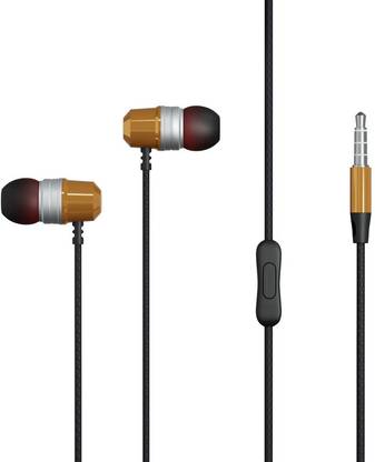 AJ CREATIVE Wired Headphones Dynamic Bass Earphones with In-Line Mic Wired