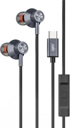 AMS Type-C Port 10mm Bass Drivers Inline Controls IPX5 Earphones Wired Earphone Wired Gaming