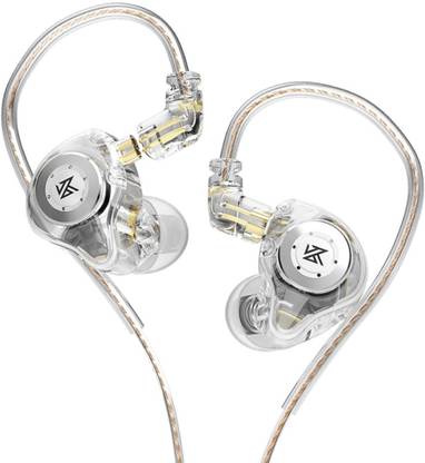 KZ Edx Pro Wired In-Ear Monitor Earphone Dynamic Driver IEM, OFC Cable (No Mic) Wired without Mic