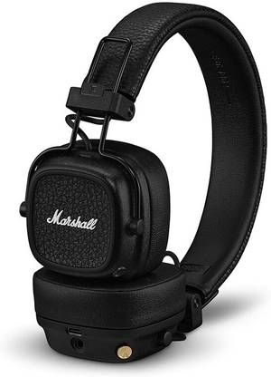 Marshall Major V Wireless On-Ear Headphones, 100 Hours playtime Bluetooth