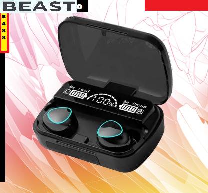 Bashaam E1600 M10 MAX GAMING HEADSET BLACK (PACK OF 1) Bluetooth without Mic