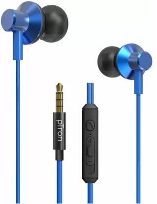 PTron Pride Lite Earphone with HD Mic, 3.5mm Jack, In-Line Controls & 1.2M Tangle Free Wired