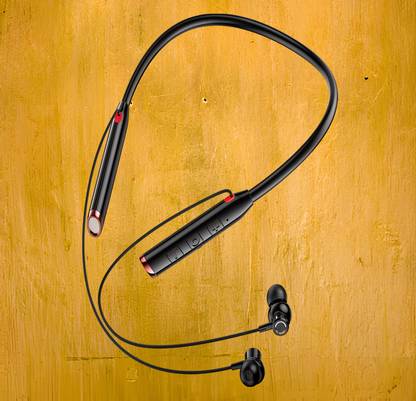 GEMFLY N80 Vibration Alert 50 Hours Playtime Cancellation Waterproof Neckband L68 Bluetooth