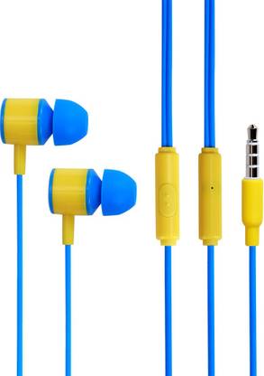 MINISO Cute Minions Series Wired in Ear Earphone with 3.5mm Mic Wired