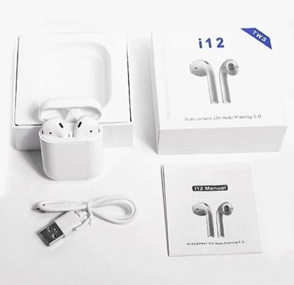 square marketing TWS i12 earbuds Bluetooth