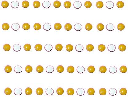 ANCS 326 Sujok Byol Magnet Yellow & White (Medium Size 5mm Six Set Total-60pc) Massager