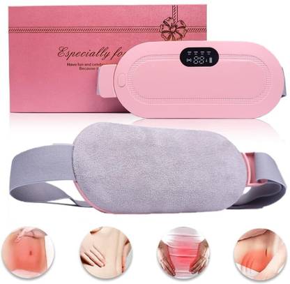 Zovilstore Portable Lower Back Pain Relief Fast Heating Pad, 3-Speed Temperature Adjustment and 4-Speed Massage Modes Massager