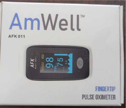AMWELL Amwell Fingertip Pulse Oximeter and Digital Thermometer Health Care Appliance Combo