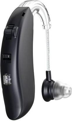 Aika BTE Rechargeable Hearing Aid Machine for Ear with Bluetooth Connectivity and Auto Noise Cancelation Feature Behind The Ear Hearing Aid