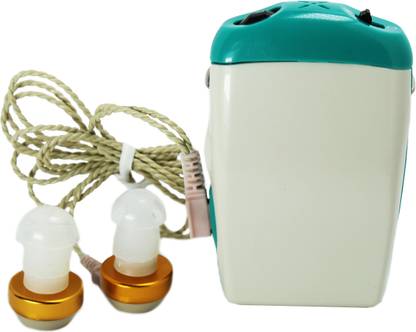 Dishan Both Ear Machine For Old Age Person Ear Deaf Machine Hearing Aid Machine-Axon F-18 with V cord Pocket Machine Hearing Aid