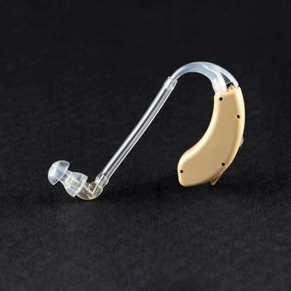Dishan Upto 90% Profound Hearing Loss Volume Adjustable Sound Amplifire Adults Seniors Listening Device ALPS High Gain N BTE Hearing Aid