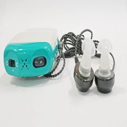 kelix Pocket Both Ear Hearing Amplifier for Seniors Old Age Ear Machine V-CORD Pocket Model Ear Hearing Machine Hearing Aid