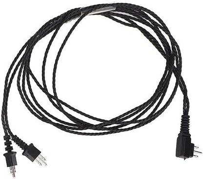 NSC 3 PIN BLACK BOTH EAR WIRE SUITABLE FOR SUPER POWER POCKET MODEL Hearing Aid