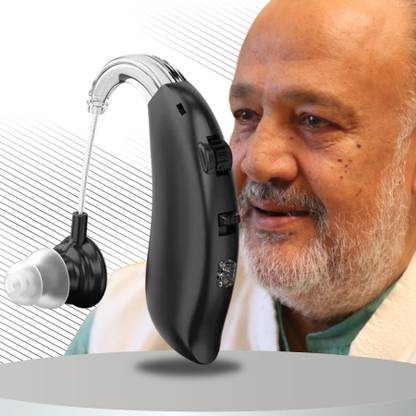 Aika AG-7106 Digital Bionic Sound Enhancement Hearing Ear Aid Machine for Hearing Loss People with Auto Noise Cancellation and Program Mode Features Behind The Ear Hearing Aid