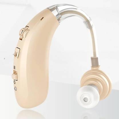 Balson AK-6360 Digital Rechargeable Hearing Aid Machine with Bluetooth and Active Noise Cancellation - Crystal Clear Sound and Comfortable Wear BTE Hearing Aid