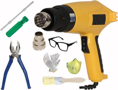 Digital Craft Hot Air Gun 2000W,6Inch 2 In 1 Screw Driver,8"Inch Combination Plier, 2000 W Heat Gun