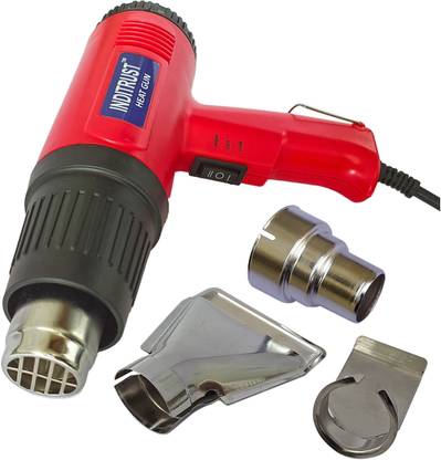 Qualigen Heavy duty 2000W Electric Heat Gun Copper Element with 3 type Nozzle 2000 W Heat Gun