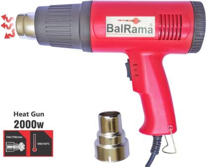 BALRAMA 300°C/500°C Industrial Multi-Purpose Hot Air Gun Hot Air Heater Dual Temperature 2000 W Heat Gun