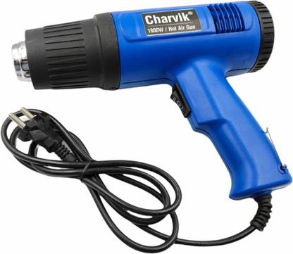 Charvik 1800W with Dual Temprature heat gun for Shrink Wrapping Packing, Stripping Paint, shaping plastic tubes, Thawing Frozen Water Pipes 1800 W Heat Gun