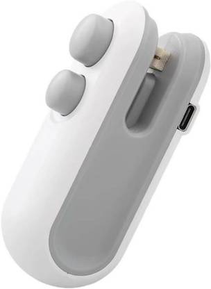 S AND S ENTRTPRISE Mini USB Heat Sealer & Cutter for Airtight Snacks and Storage Bags Hand Held Heat Sealer