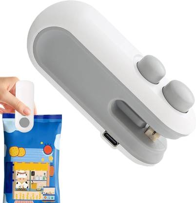 BABOUCHE 2 in 1 Mini Heat Sealer for Food Storage, Snack Bags - Portable - Compact Hand Held Heat Sealer