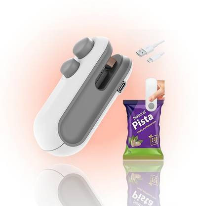 Hespa Vacuum Sealer for Food Bags: USB Heat Seal Machine for Kitchen and Home Hand Held Heat Sealer