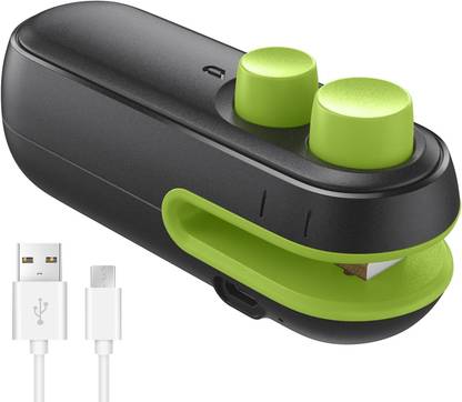 AADGEX 2 in 1 USB Rechargeable Magnetic Heat Sealing & Cutting, Handheld Vacuum Sealer Hand Held Heat Sealer