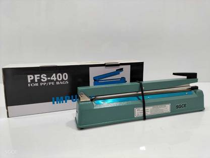 SGCE Hand Operated Impulse Sealer | PFS400 Heavy Duty Impulse Sealer For Packaging Hand Held Heat Sealer