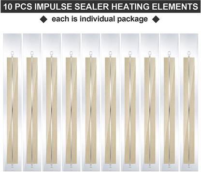 Alerica 12" Elements with high quality teflon cloth for Impulse Heat sealer Machine Hand Held Heat Sealer