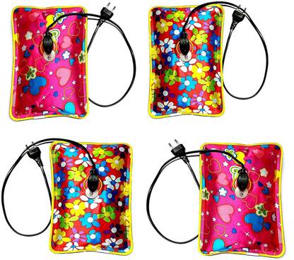 GTC Electric Heat Bag Hot Water Bag Pouch Massager Rectangle Shaped Pack of 4 Heating Pad