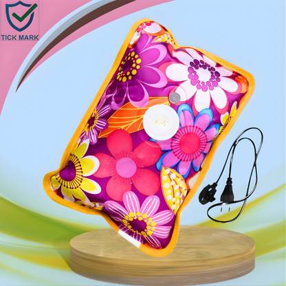 tick mark Electrical Heating pad Pain Relief, Period hot bag With Filled Gel 1 LMulticolor Heating Pad