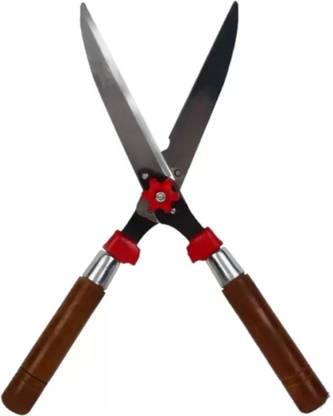 SAS INTERPRISES Hedge shear grass cutter wooden handle scissor Hedge Shear