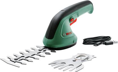 BOSCH EasyShear 3.6V, Battery runtime: 40 min, Blade Length: 12cm (Shrub) / 8cm (Grass) Hedge Shear