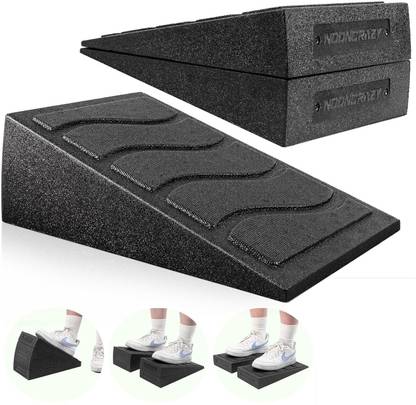 LQZ Squat Wedge Block Slant Board for Calf Stretching, Elevated Squat Training Heel Tip Replacements