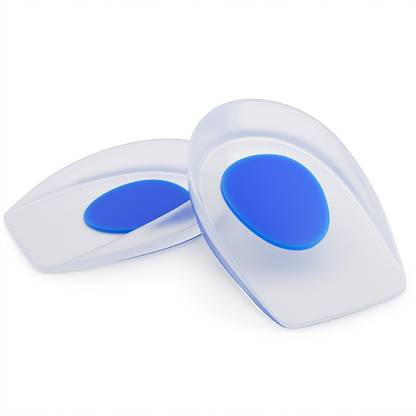 Srpati “Silicon Gel Heel Cups for Men & Women, Support, Universal Fit Insoles” Heel Tip Replacements