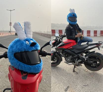SRPHERE SRSK1 BUNNY RABBIT STYLE COVER SKY BLUE Helmet Buckle Clip